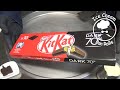 KITKAT DARK 70 Ice Cream Rolls Asmr Food Sound 4k Video Binaural No Talking