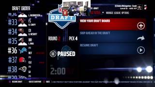 ROOKIE DRAFT LIVE!! Madden 17 Saints Franchise Ep. 119