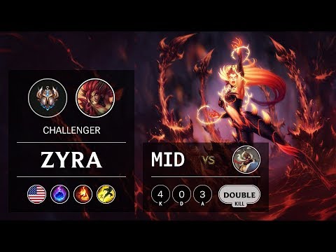 Zyra Mid vs Corki - NA Challenger Patch 9.14