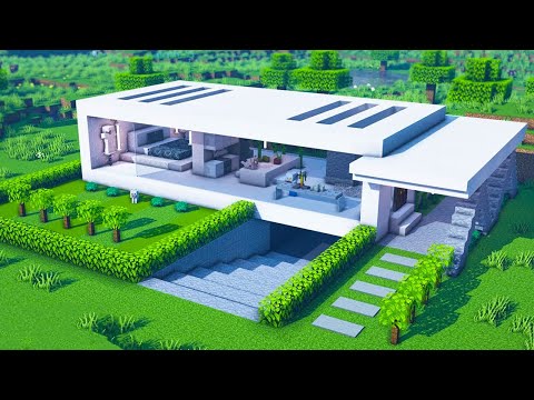 Minecraft Modernes Haus bauen 1.20 Tutorial - Moderne Villa bauen in Minecraft 1.20 Tutorial