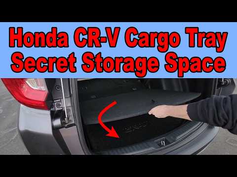 Honda CR-V Camper; Cargo Tray Secret Storage Space; Flat Floor for SUV Camping; CRV Sleeping Setup
