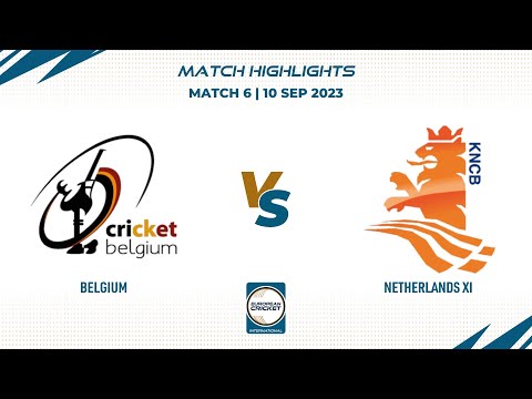Match 6 - BEL vs NED-XI | Highlights | ECI Germany, Krefeld | 10 Sep 2023 | ECI23.129