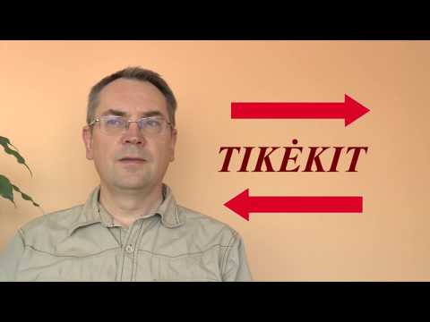 LITHUANIAN LESSON 119 - FAITH - Tikėjimas
