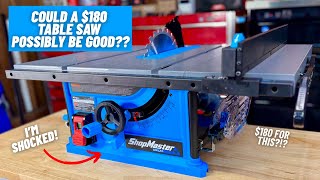 Walmart Is Selling Tools Now?!? || Delta ShopMaster Table Saw Review