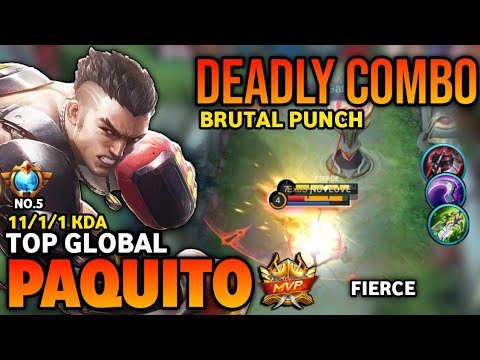 PAQUITO BEST BUILD 2022 | TOP GLOBAL PAQUITO GAMEPLAY | MOBILE LEGENDS✓