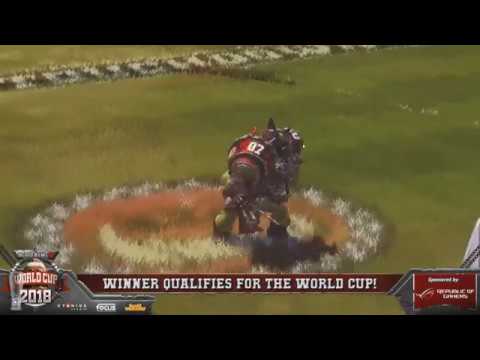 Blood Bowl 2 - World Cup Invitational Semifinal Arzowane (Human) vs Diomlord (Orc)