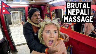 Intense $3 Head Crushing Massage NEPAL🇳🇵Pain or Pleasure, Kathmandu