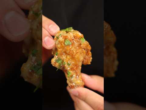 Crispy Honey Mustard Chicken Wings