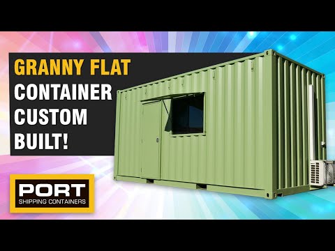 A Granny Flat built from a Shipping Container