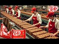 How KitKat Are Made In A Factory See How They Make 8 Million Bars Every Day