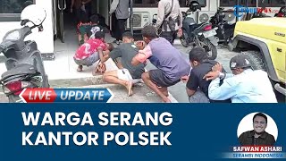 Emosi Tak Diizinkan Temui Pelaku Pencabulan Anak, Warga Serang Kantor Polsek Sorong Kepulauan
