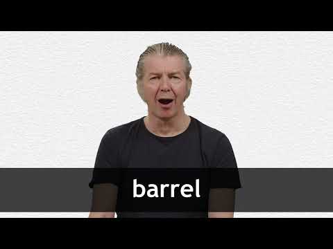How to pronounce BARREL in American English