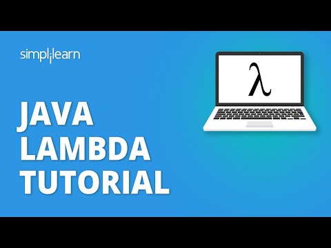 Java Lambda Tutorial For Beginners | Lambda Expression In Java | Java Tutorial | Simplilearn