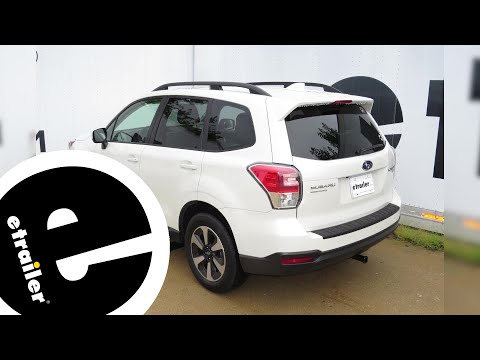 etrailer | Installing the Curt Trailer Hitch Receiver on your 2017 Subaru Forester