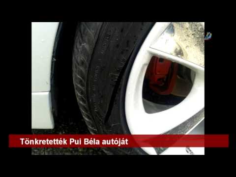 Tönkretették Pui Béla autóját