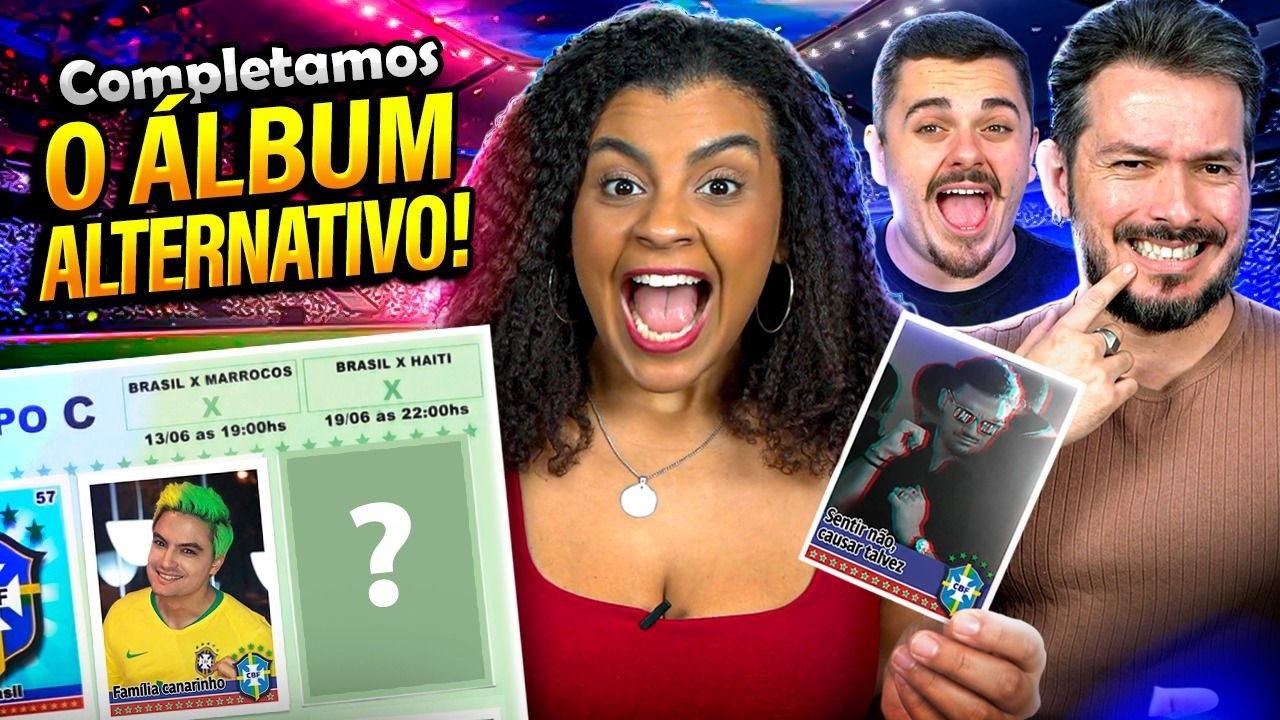 FINALIZAMOS O ÁLBUM ALTERNATIVO DA COPA PRA NINGUÉM SER DEMITIDO