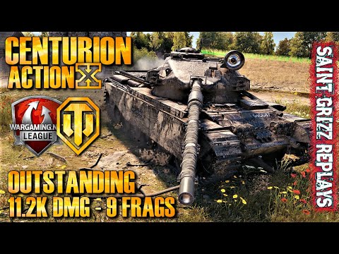 WoT Centurion AX Gameplay 9 Frags 11k Dmg Medium Tank Review
