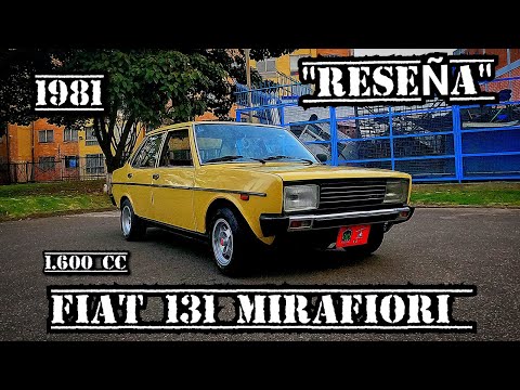Getting to know the FIAT 131 MIRAFIORI 1.6 1981 - STOCK ENGINE