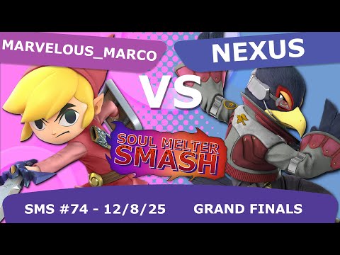 Soul Melter Smash #74 GRAND FINALS - Marvelous_Marco (Toon Link) VS Nexus (Falco)