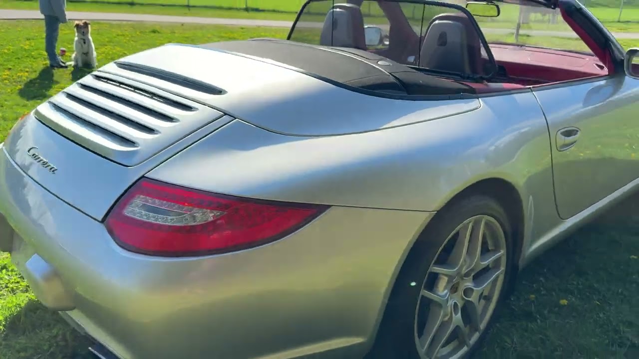 45K km 2009 Porsche 911 Carrera Cabriolet 6-Speed Manual