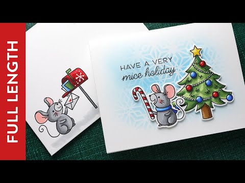 🔴 LIVE REPLAY - Holiday Card Series 2021 - Day 14 - Copic Card & Envelope