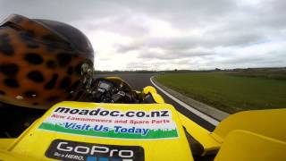 preview picture of video 'Superkart-Nürburgring-(not)  Round 5, 28 Sept, Hampton Downs Raceway, Race 1.'