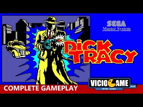 🎮 Dick Tracy (Master System) Complete Gameplay