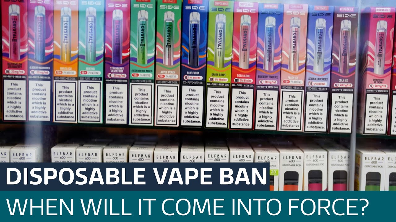 Disposable vapes to be banned by next summer - What does it mean for you? | ITV News