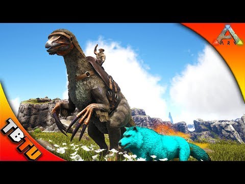 Ark: Survival Evolved Mutation Zoo E8 - THERIZINOSAURUS TAMING AND BREEDING! DIREWOLF MUTATIONS!