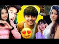 YouTubers GIRLS Reaction On AJJUBHAI FACE REVEAL Total Gaming Face Reveal