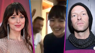 Chris Martin Makes RARE Appearance in Dakota Johnson’s Interview video