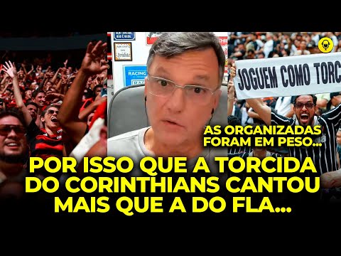 Mauro Cezar analyzes the Flamengo and Corinthians fans at the Super Cup final.