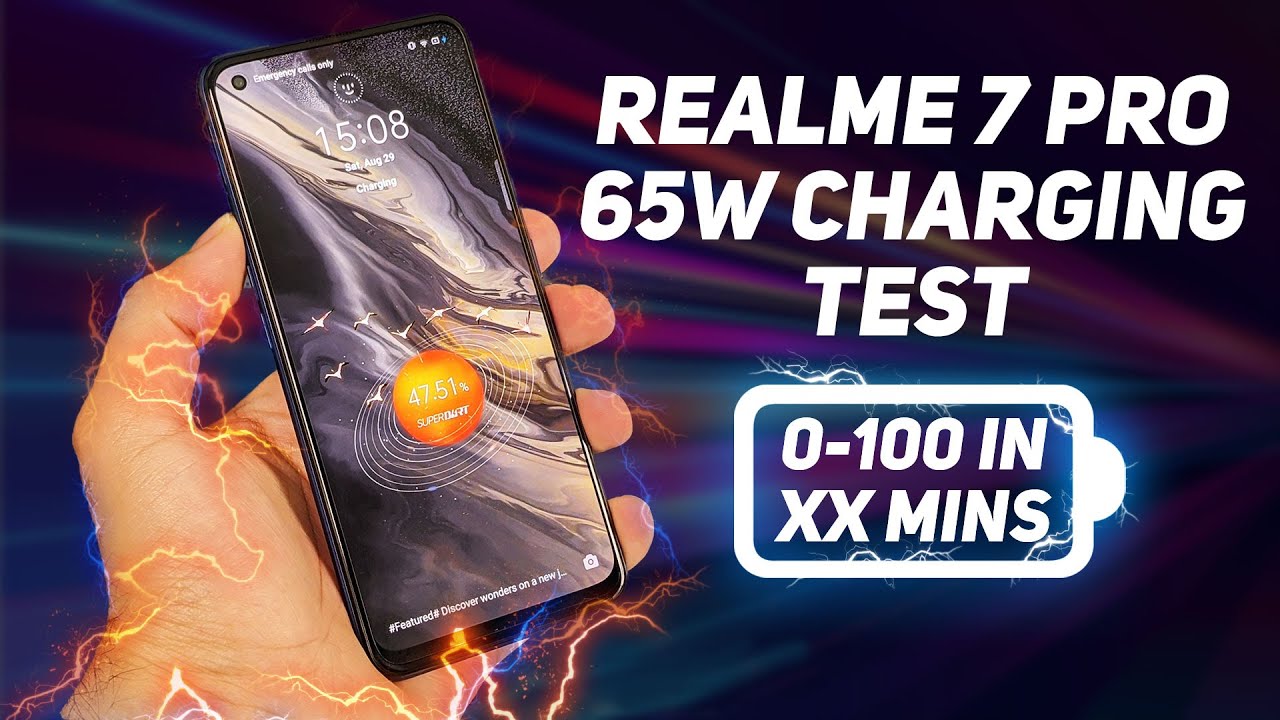Realme 7 Pro Charging Test ⚡- Fastest Charging Phone!