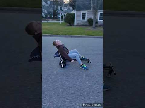 Hoverboard Go Cart Hack 🤯  #lifehacks