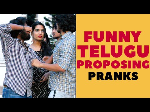 Funny Video On TELUGU PROPOSING PRANKS | Telugu Latest Pranks | Pranks in Hyderabad 2020 | FunPataka Video