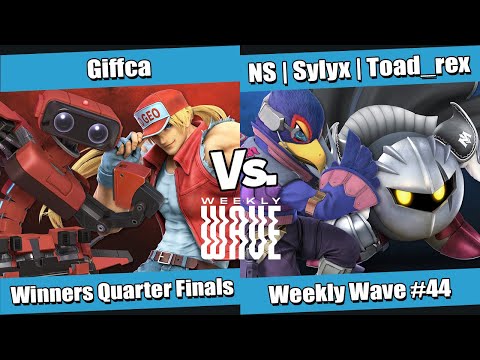Weekly Wave #44 WQF - Giffca (Terry, R.O.B) vs NS | Sylyx | Toad_rex (Falco, Meta Knight)