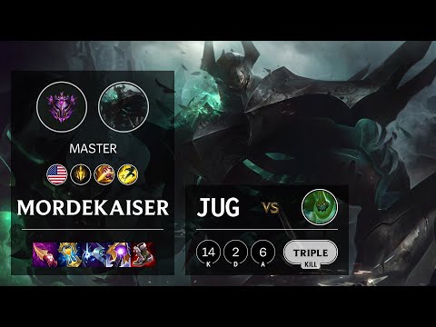 Mordekaiser Jungle vs Zac - NA Master Patch 11.23