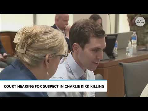 Tyler Robinson court hearing Suspect in Charlie Kirk shooting appears in Utah court for first time