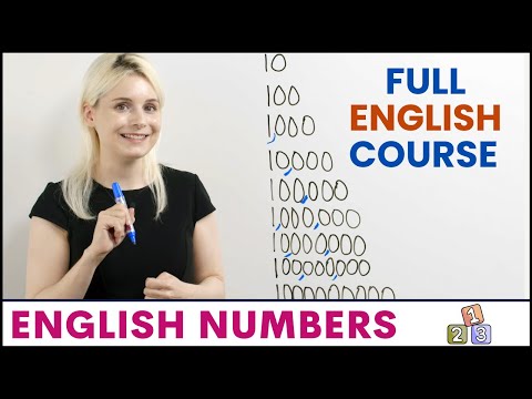 學習英語數字 + 練習 | 適合初學者的完整課程 (Learn English Numbers + Practice | Complete Course for Beginners)