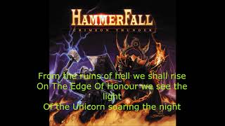 Hammerfall   On The Edge Of Honour Lyrics