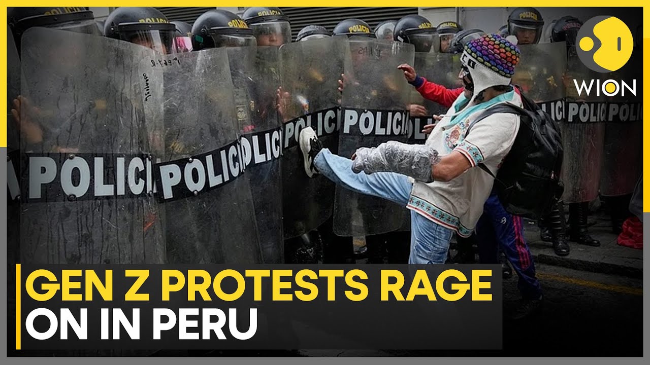 Peru Protests: Gen Z Protesters Clash With Police in Capital Lima | WION