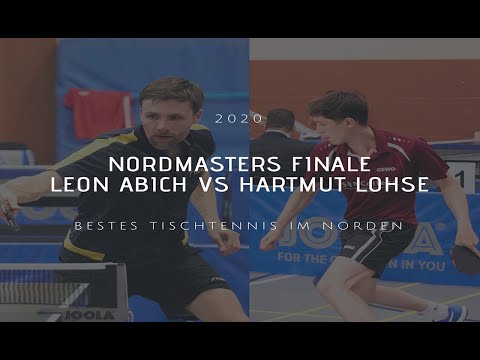 Finale Nordmasters 2020 Leon Abich vs Hartmut Lohse Full HD 60 FPS Supercut