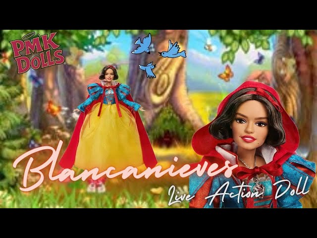 Vídeo relacionado con Mattel Disney Princess Blancanieves Muñeca princesa con pelo corto, juguete +3 años (HLW08)