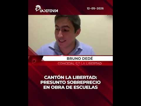 CANTÓN LA LIBERTAD: PRESUNTO SOBREPRECIO EN OBRA DE ESCUELAS