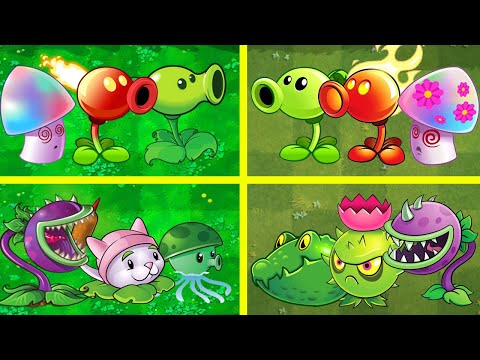 Random Team Plant PvZ 1 vs PvZ 2 - Which Team Plant 's Best?