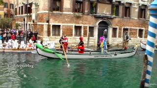 preview picture of video 'Venezia, Carnevale 2015 Regata a Cannaregio - Carnival Venice'