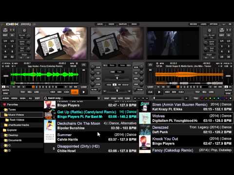 PCDJ DEX 3 DJ Software - Changing Font Size In Browser Lists