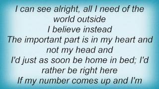 Adrian Belew - I'd Rather Be Right Here Lyrics