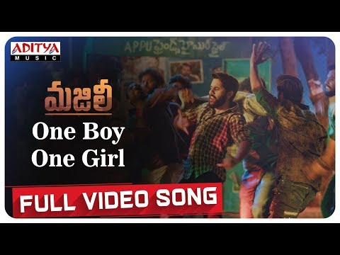 One Boy One Girl Full Video Song || MAJILI Songs || Naga Chaitanya, Samantha, Divyansha Kaushik