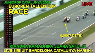 Download lagu 🔴INDONESIA RAYA BERKUMANDANG DI BARCELONA🇮🇩 Kiandra Ramadhipa Juara 1 ETC JuniorGP Catalunya 2025 mp3